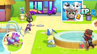 EP4: Talking Tom friend 2| water Gun in Tom friend 2