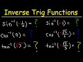 Inverse Trigonometric Functions Concepts