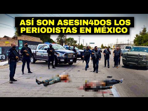 Sicarios ASESIN4ND0 PERIODISTAS en la calles de México