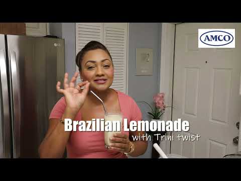 Brazilian Lemonade with a Trini Twist