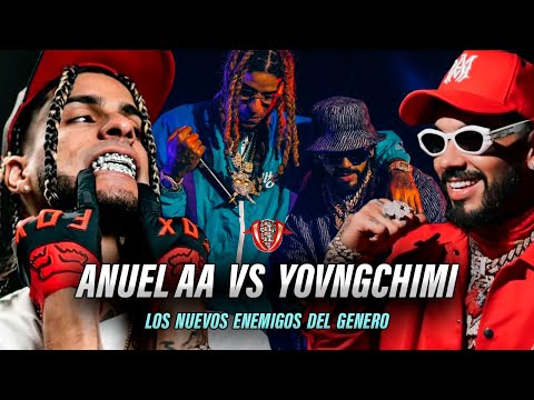 Anuel AA vs Yovngchimi (Tiraera En Tarima)