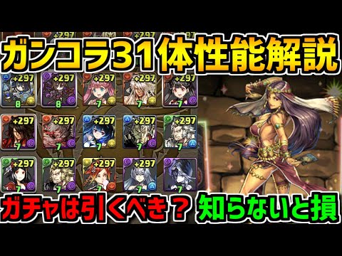 【31体】明日開催！ガンホーコラボ全キャラ解説！ガチャは引くべき？知らないと損！【パズドラ】