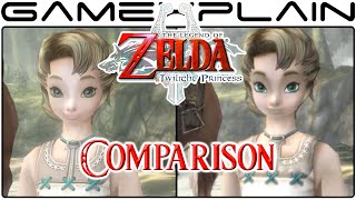Side by side comparison of Wii U HD and Wii SD versions