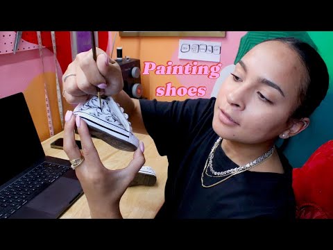 Customizing Converse Baby Shoes