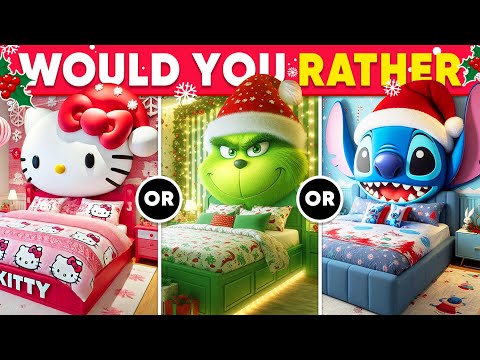 Would You Rather - Build Your Dream House ๐ โจ๐ Christmas Edition | Daily Quiz