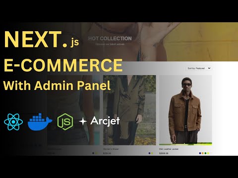 Next JS 15 E-Commerce 2025 - Arcjet, Prisma, Postgress, Docker, Zustand, Paypal | Part 2