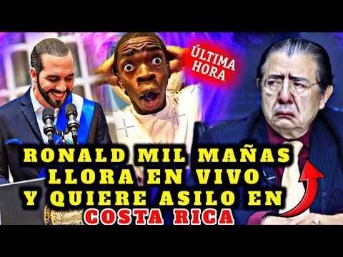 BOMBAZO RONALD UMANA SALE BOLO Y DR0GAD0 EN ENTREVISTA Y LLORANDO POR NAYIB BUKELE SE VOLIO L0C0