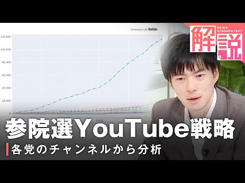 【参院選】登録者数に再生数…“躍進”の背景は？各党YouTube戦略を分析【参院選2025】