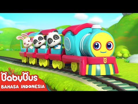 Keteta Kecil Jalan & Nyanyi Lagu Bahagia 🚆| Lagu Anak-anak | BabyBus Bahasa Indonesia