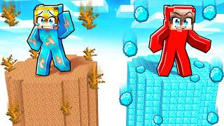 DIRT vs DIAMOND Chunk Battle! (Minecraft)
