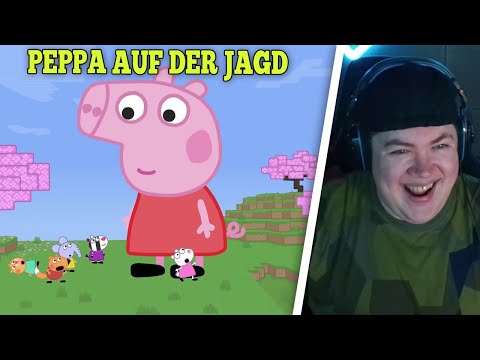 6 Minecraft Speedrunners vs Giant Peppa | REAKTION