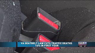 YouTube video thumbnail: Virginia Seatbelt Law Cuts Traffic Deaths to 16% in First Year