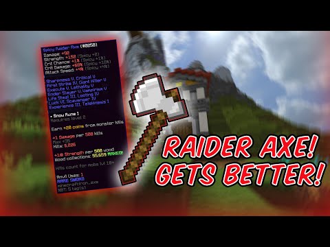 Raider axe скайблок хайпиксель как получить