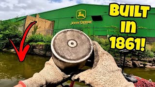 Magnet Fishing Where John Deere’s Been Dumping for 160 Years!