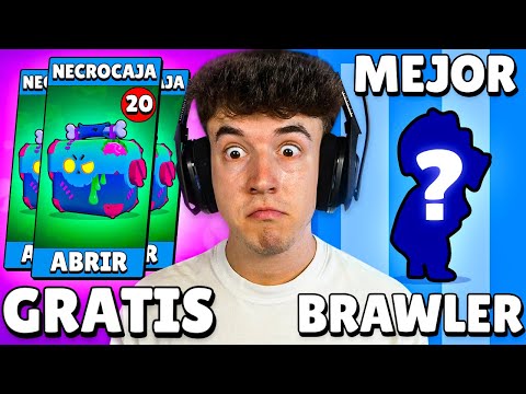 ABRO 20 NECROCAJAS Y ME TOCA EL MEJOR BRAWLER ACTUALMENTE de BRAWL STARS
