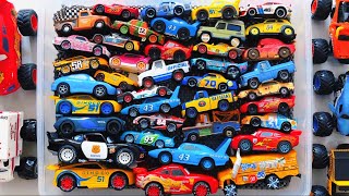 Lot of Disney Pixar Cars Unboxing Review I Lightning Mcqueen Bubble RC Cars Sliding - ASMR video
