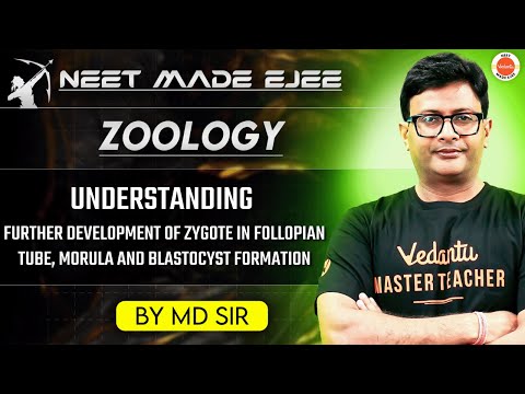 NEET Zoology 2025 | Morula & Blastocyst Formation Explained | MD Sir