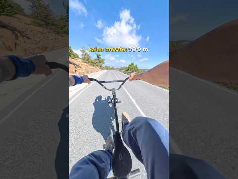 Frensiz dağdan indim! #bmx #bisiklet