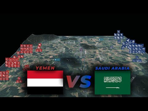 85.000 YEMEN HOUTHIS vs 85.000 SAUDI ARABIAN ARMY | WARNO