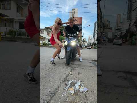 She taught me a lesson for ice cream🍦🏍️👂
