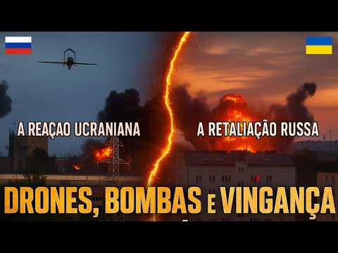 Drones, Bombas e Vingança: a retaliação russa e a reação ucraniana