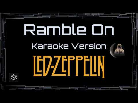 Led Zeppelin • Ramble On (CC Karaoke / Instrumental) [UVR]