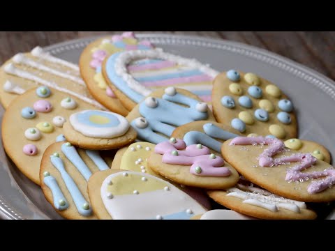 Classic Easter Sugar Cookies with Royal Frosting
