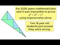 Pythagorean Theorem and Trigonometric Proofs