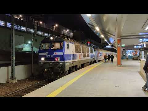 PKP IC EP09-007 Departing from Krakow Glowny, PL 19.02.2023 [4K60]