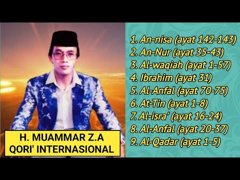 Tilawah Al-Qur'an Merdu Qori' Internasional H.Muammar ZA Full Album