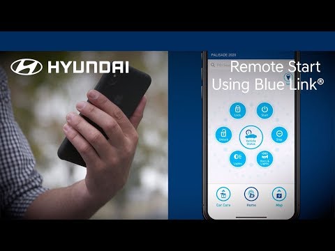 remote start hyundai santa fe 2020