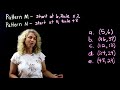 Ordered Pairs and Patterns