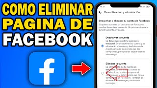 Cómo Eliminar tu Página de Facebook desde el Celular FÁCIL y RÁPIDO 2025