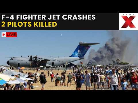 Greece Air Show Crash LIVE: F-4 Fighter Jet Crashes Near Athens, 2 Pilots Killed | NewsX