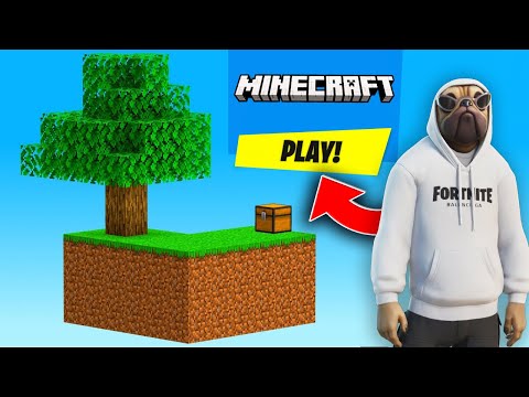 Minecraft, ale ve Fortnite 🏝️
