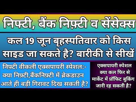 निफ़्टी,बैंकनिफ्टी में कल किस लेवल से गिरावट हो सकती है?Nifty & BankNifty Prediction for Thursday