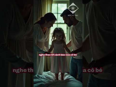 Cô bé nói chuyện với người vô hình