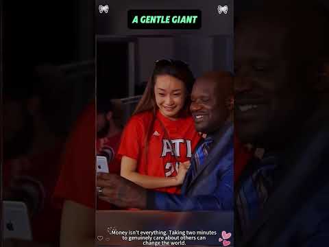 Shaquille O’Neal The Gentle Giant #nba #basketbll #shaq #shaquilleoneal #gentle