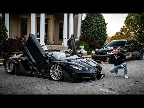 Widebody Lamborghini Aventador vs 1300HP BMW vs Sooo Many Bikes!