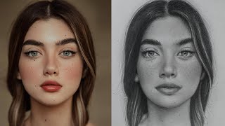How Beginners Can Draw Portraits – Step-by-Step Guide | Perfect Outline and Shading Technique