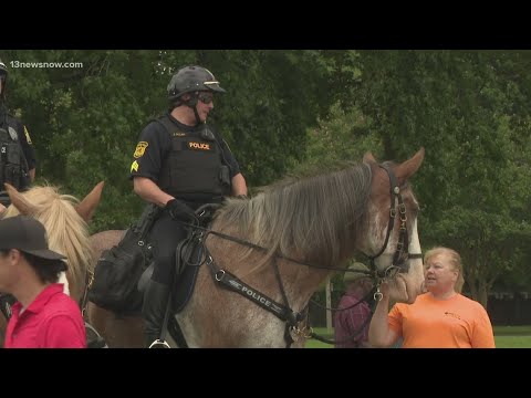 YouTube video thumbnail: Virginia Leaders Speak on Hampton Roads Gun Violence at National Night Out