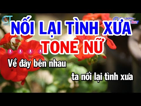 Karaoke Nối Lại Tình Xưa Tone Nữ ( Cm ) Nhạc Sống Hay Nhất | Karaoke Đồng Sen