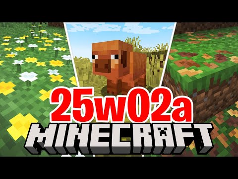 NUOVI MAIALI, BLOCCHI di FOGLIE e FIORI - Minecraft ITA 1.21.5 Snapshot 25w02a