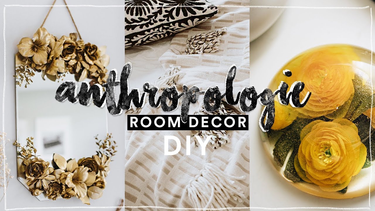 Diy anthropologie inspired room decor (2018) - aesthetic + affordable Lone Fox