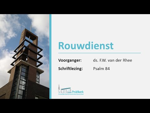 Rouwdienst van 15-07-2025 zr. Gerry Houdijk - Aalbers vanuit de Pniëlkerk Veenendaal