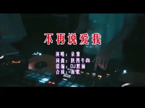 朵雅 《不再说爱我 （DJ默涵版）》 KTV 导唱字幕 （备有伴奏视频）