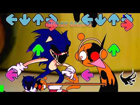 FNF Sprunki All Phases 2.3 vs Sonic.Exe Sings Sliced Pibby | Incredibox Sprunki FNF Mods