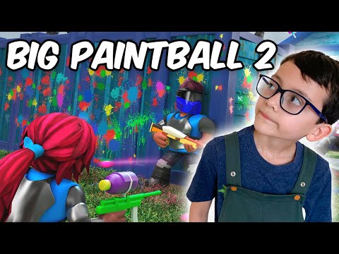 PRIMEIRA VEZ JOGANDO  Roblox Big Paintball 2!