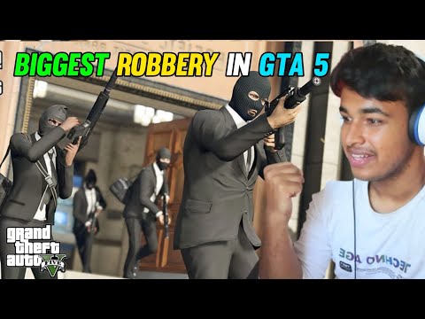 FRANKLIN DONE BIGGEST ROBBERY IN GTA 5 | GTA 5 GAMEPLAY #14