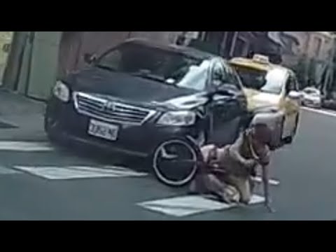 【車禍影片】阿嬤騎腳踏車鬼切外包右轉起步轎車（2025.07.18 新北市蘆洲區中興街與集賢路224巷口